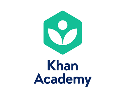 a logo with a person in a hexagon