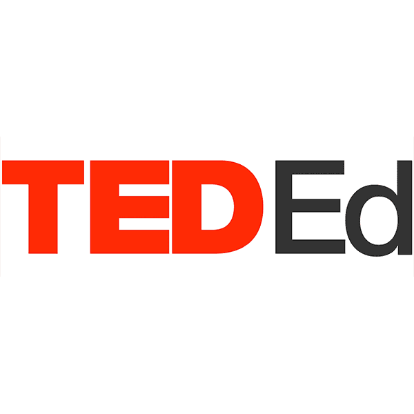 a red and black logo