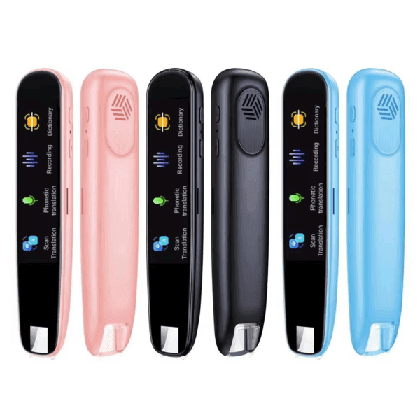 a row of different colored phones