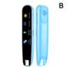 a blue and black device