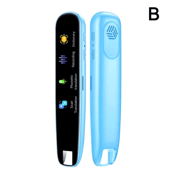 a blue and black device