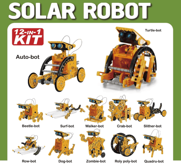 a group of yellow robots
