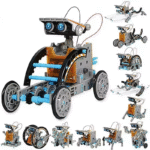 12-in-1 DIY Solar Robot Kits - High-Tech Science Building Blocks for Kids - Perfect Educational Gift!